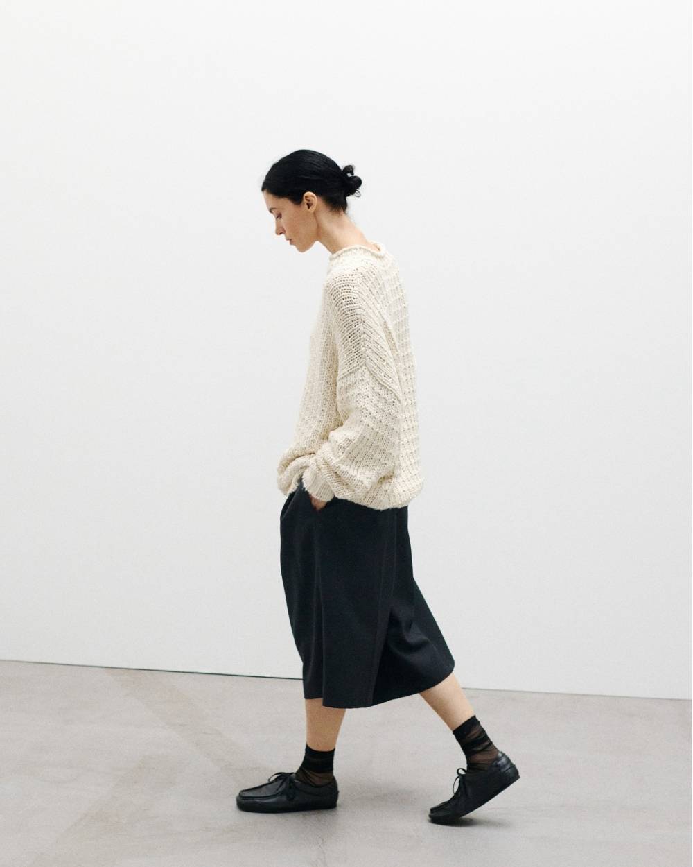 Cotton100% Lowgauge Knit Cotton100% Lowgauge Knit,コットン100%ローゲージニット,12710520,ウール100%,ローゲージ,ニット,ローゲージニット,ニットトップス,セーター,todayful,トゥデイフル,lifes,吉田怜香,27ss