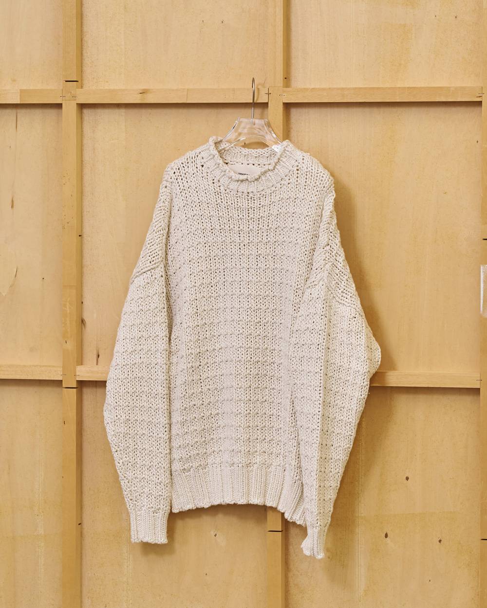 Cotton100% Lowgauge Knit Cotton100% Lowgauge Knit,コットン100%ローゲージニット,12710520,ウール100%,ローゲージ,ニット,ローゲージニット,ニットトップス,セーター,todayful,トゥデイフル,lifes,吉田怜香,27ss