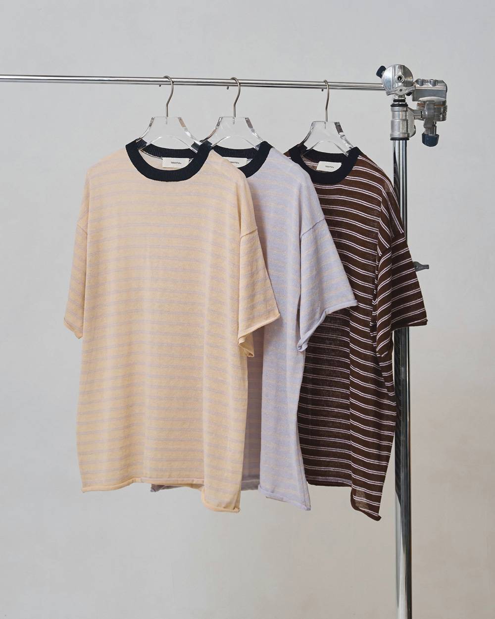 Border Halfsleeve Knit Border Halfsleeve Knit,ボーダーハーフスリーブニット,12710526,ハーフスリーブニット,ボーダーニット,ボーダーニットTシャツ,ニットトップ,todayful,トゥデイフル,lifes,吉田怜香,27ss