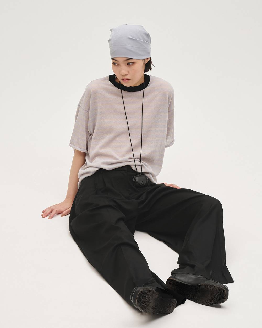 Border Halfsleeve Knit Border Halfsleeve Knit,ボーダーハーフスリーブニット,12710526,ハーフスリーブニット,ボーダーニット,ボーダーニットTシャツ,ニットトップ,todayful,トゥデイフル,lifes,吉田怜香,27ss