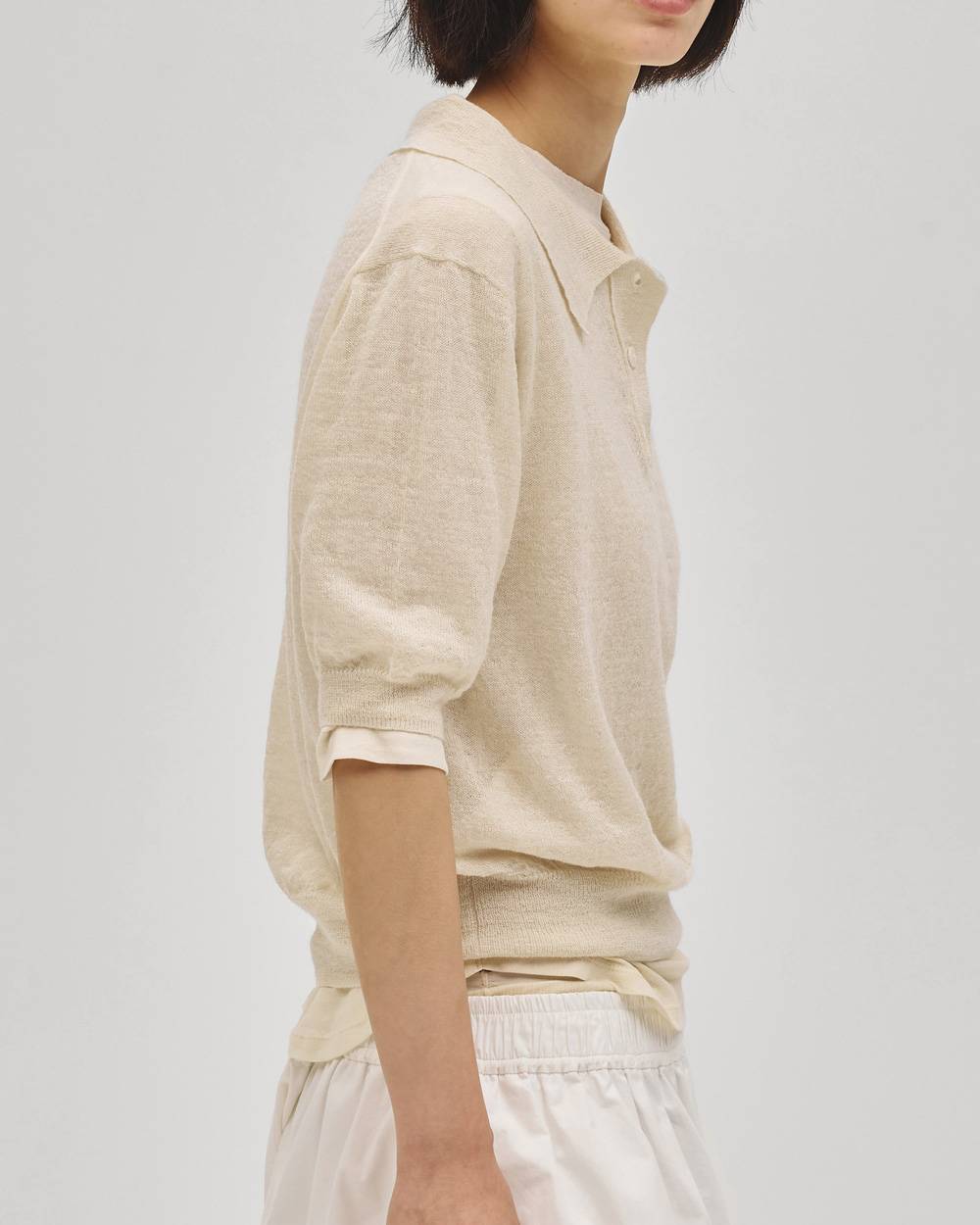 Mohair Knit Polo Mohair Knit Polo,モヘアニットポロ,12710528,モヘアポロ,ニットポロ,ポロニット,モヘアニット,ニットトップ,todayful,トゥデイフル,lifes,吉田怜香,27ss