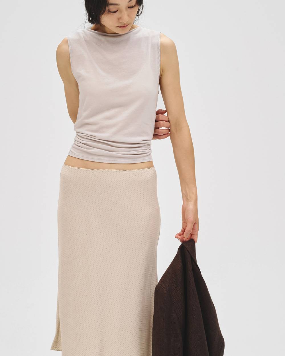 Smooth Boatneck Tanktop Smooth Boatneck Tanktop,スムースボートネックタンクトップ,12710601,ボートネックタンクトップ,タンクトップ,スムースタンクトップ,タンクトップ,カットソー,トップス,todayful,トゥデイフル,lifes,吉田怜香,27ss