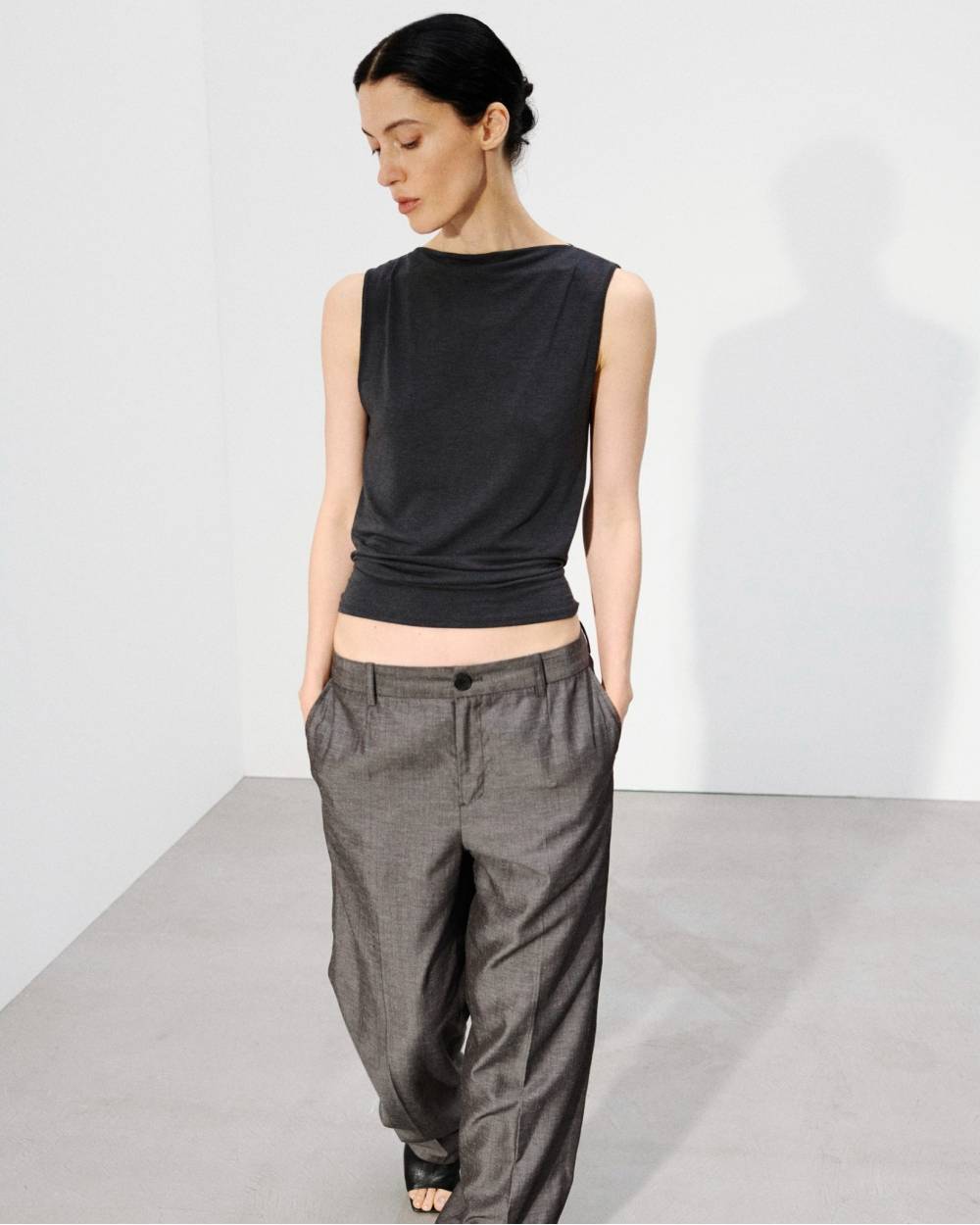 Smooth Boatneck Tanktop Smooth Boatneck Tanktop,スムースボートネックタンクトップ,12710601,ボートネックタンクトップ,タンクトップ,スムースタンクトップ,タンクトップ,カットソー,トップス,todayful,トゥデイフル,lifes,吉田怜香,27ss