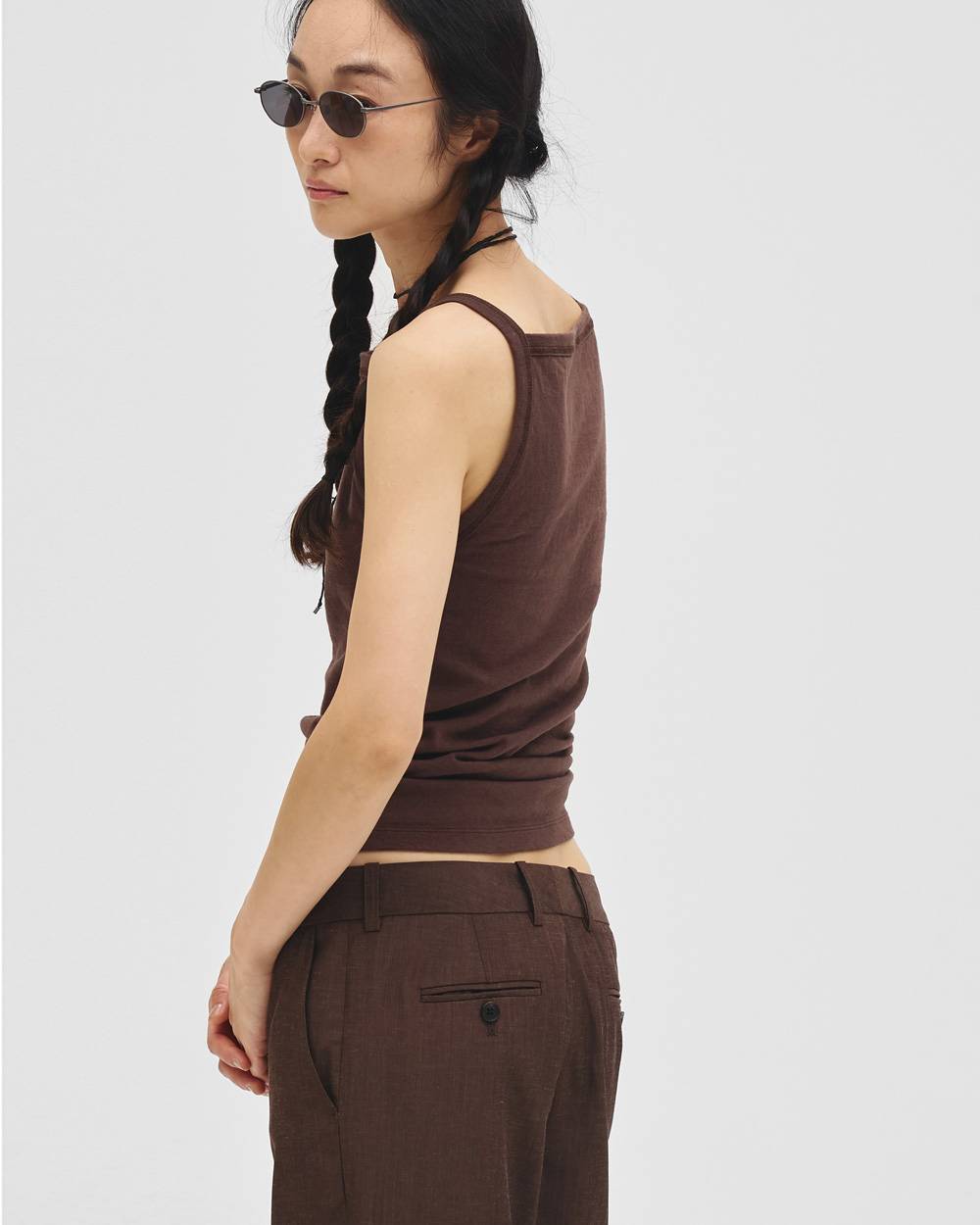Squareneck Slub Camisole Squareneck Slub Camisole,スクエアネックスラブキャミソールトップス,12710602スクエアネックキャミソール,スラブキャミソール,キャミソール,トップス,todayful,トゥデイフル,lifes,吉田怜香,27ss