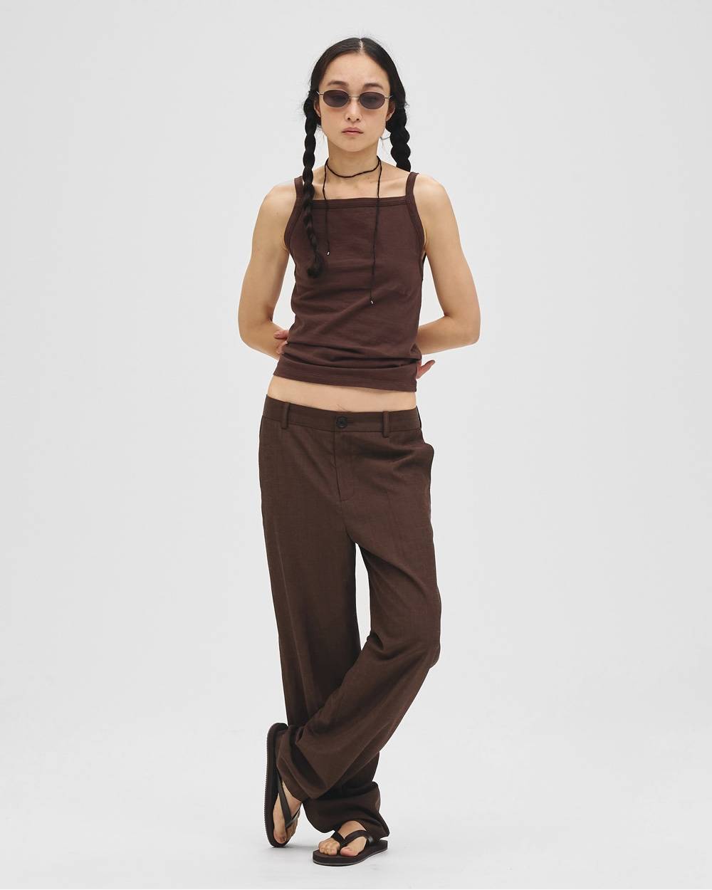 Squareneck Slub Camisole Squareneck Slub Camisole,スクエアネックスラブキャミソールトップス,12710602スクエアネックキャミソール,スラブキャミソール,キャミソール,トップス,todayful,トゥデイフル,lifes,吉田怜香,27ss