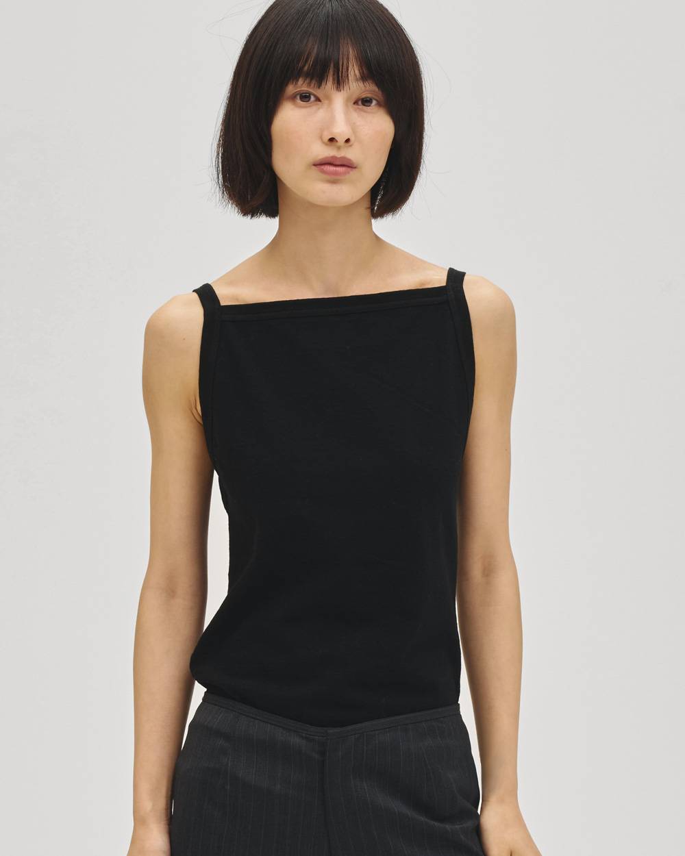 Squareneck Slub Camisole Squareneck Slub Camisole,スクエアネックスラブキャミソールトップス,12710602スクエアネックキャミソール,スラブキャミソール,キャミソール,トップス,todayful,トゥデイフル,lifes,吉田怜香,27ss