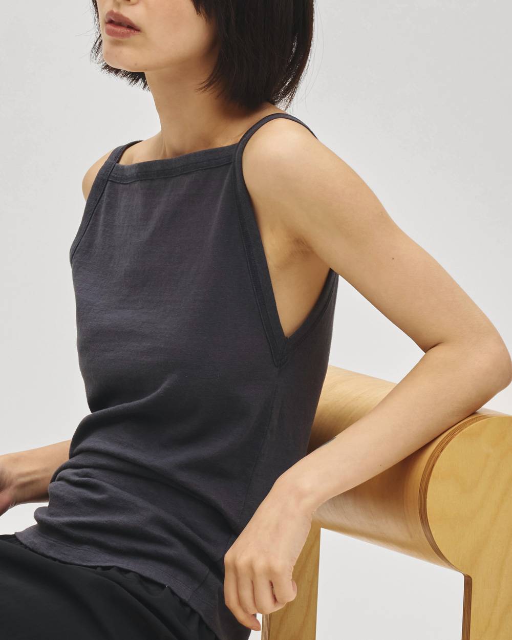 Squareneck Slub Camisole Squareneck Slub Camisole,スクエアネックスラブキャミソールトップス,12710602スクエアネックキャミソール,スラブキャミソール,キャミソール,トップス,todayful,トゥデイフル,lifes,吉田怜香,27ss
