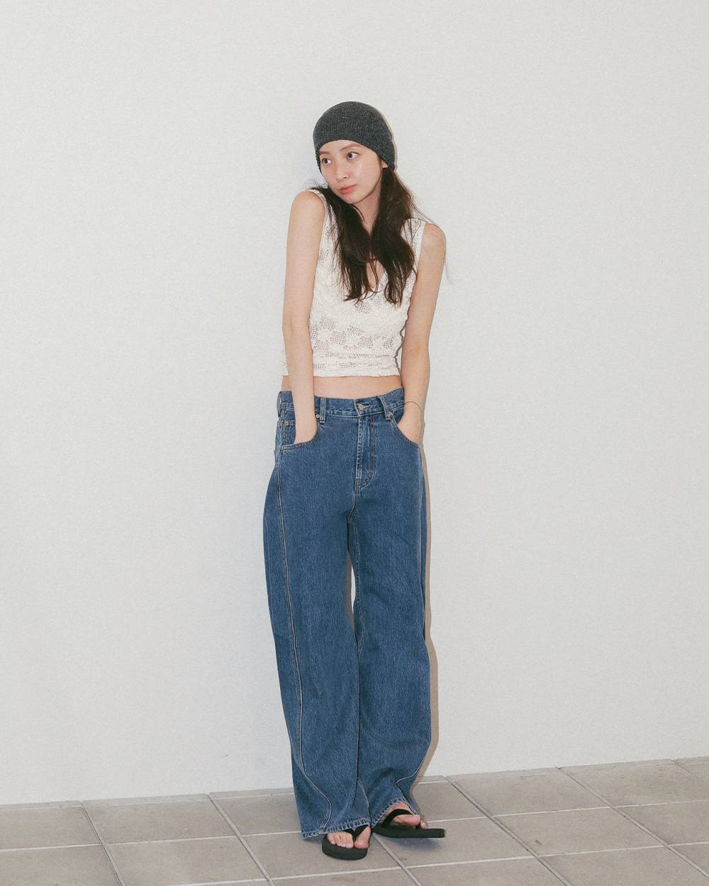 Shrink Lace Tanktop Shrink Lace Tanktop,シュリンクレースタンクトップ,12710603,シュリンクレース,タンクトップ,レースタンクトップ,トップス,todayful,トゥデイフル,lifes,吉田怜香,27ss