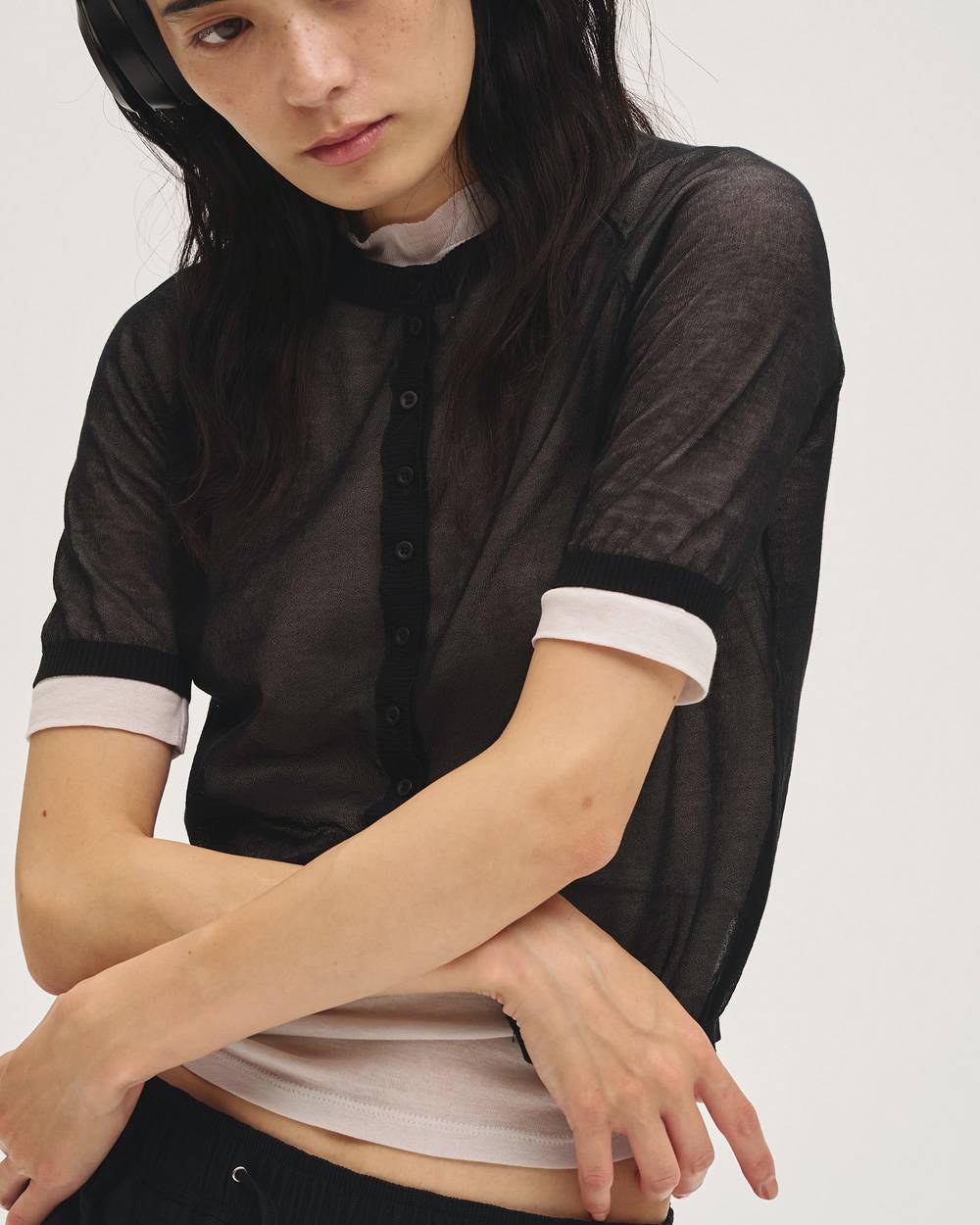 Sheer Fraice Tops Sheer Fraice Tops,シアーフレーストップス,12710605,フレーストップス,シアートップス,トップス,todayful,トゥデイフル,lifes,吉田怜香,27ss
