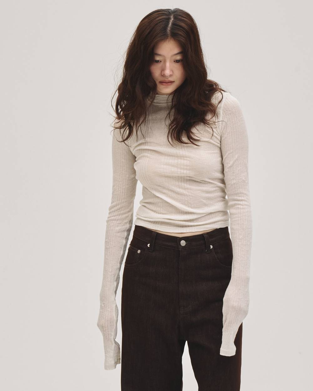 Washer Rib Long T-shirts Washer Rib Long T-shirts,ウォッシャーリブロングTシャツ,12710606,ウォッシャーロングTシャツ,リブロングTシャツ,ロンT,カットソー,トップス,todayful,トゥデイフル,lifes,吉田怜香,27ss