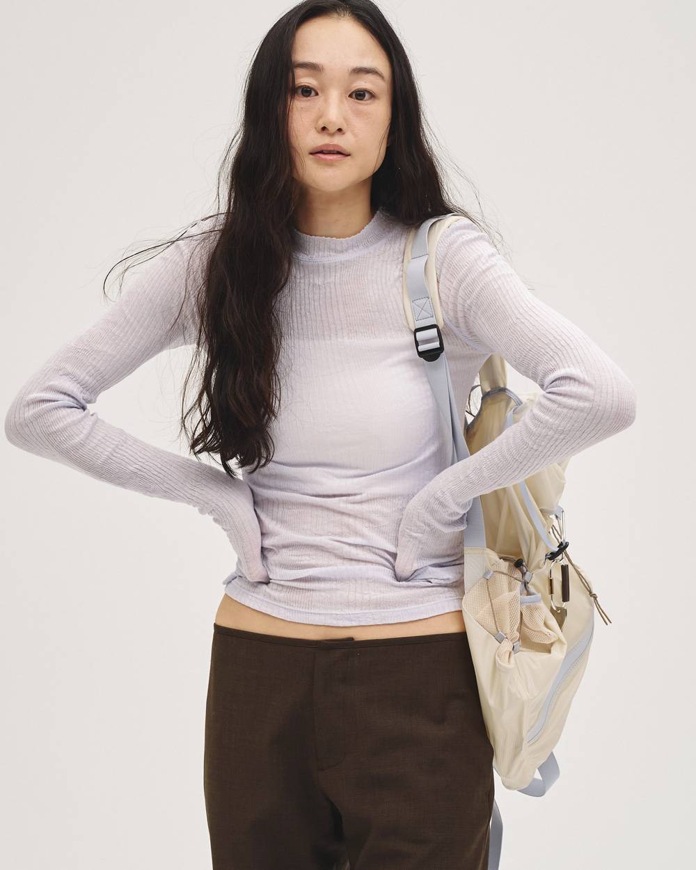 Washer Rib Long T-shirts Washer Rib Long T-shirts,ウォッシャーリブロングTシャツ,12710606,ウォッシャーロングTシャツ,リブロングTシャツ,ロンT,カットソー,トップス,todayful,トゥデイフル,lifes,吉田怜香,27ss