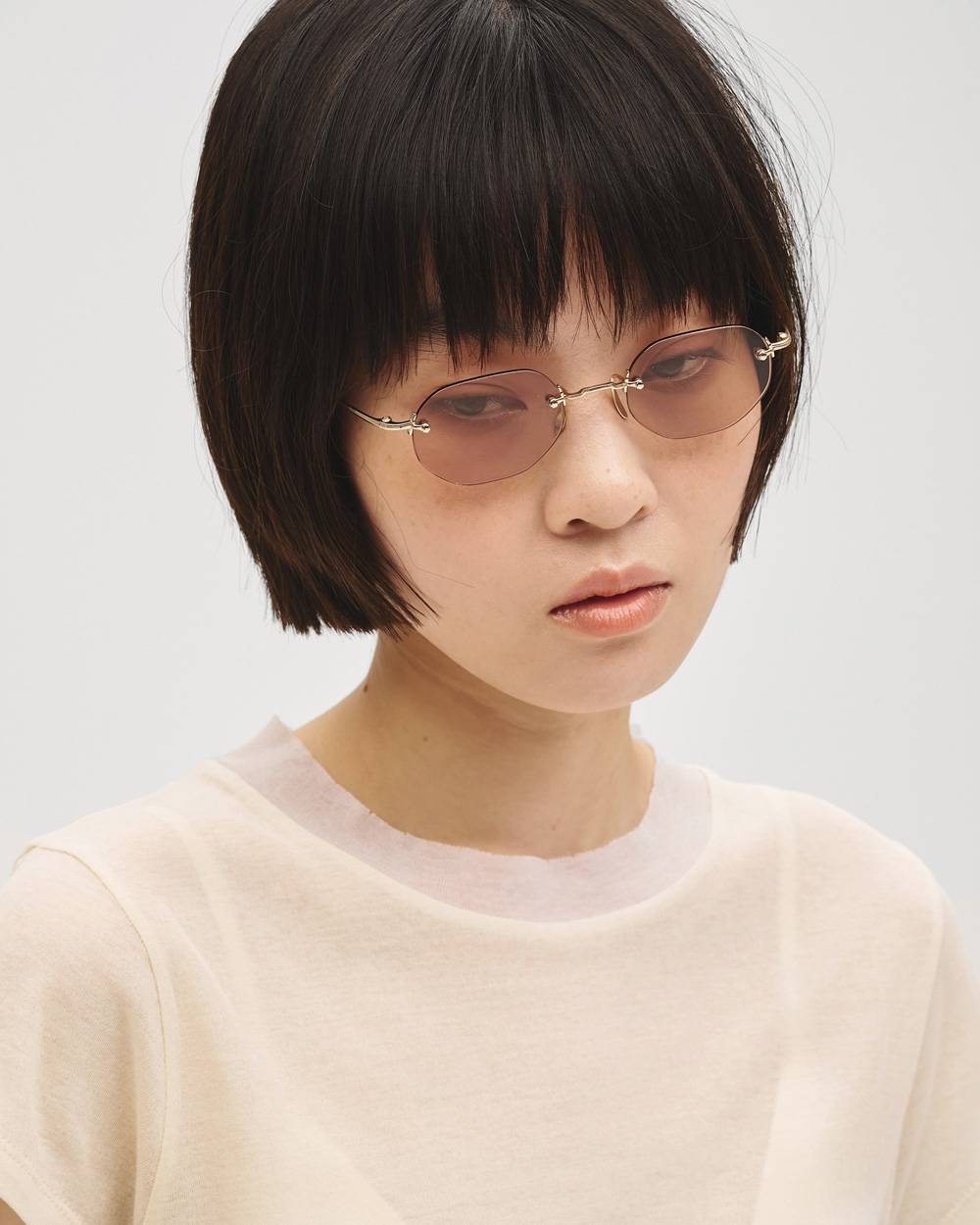 Sheer Fraice T-shirts Sheer Fraice T-shirts,シアーフレースTシャツ,12710610,フレースTシャツ,シアーTシャツ,tシャツ,トップス,カットソー,todayful,トゥデイフル,lifes,吉田怜香,27ss
