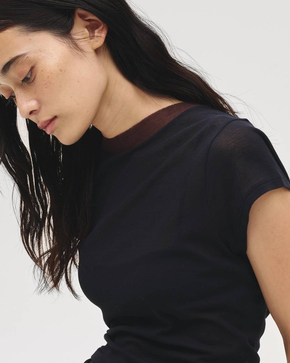 Sheer Fraice T-shirts Sheer Fraice T-shirts,シアーフレースTシャツ,12710610,フレースTシャツ,シアーTシャツ,tシャツ,トップス,カットソー,todayful,トゥデイフル,lifes,吉田怜香,27ss
