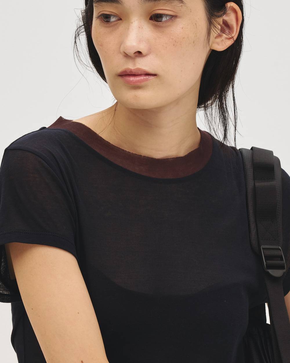 Sheer Fraice T-shirts Sheer Fraice T-shirts,シアーフレースTシャツ,12710610,フレースTシャツ,シアーTシャツ,tシャツ,トップス,カットソー,todayful,トゥデイフル,lifes,吉田怜香,27ss