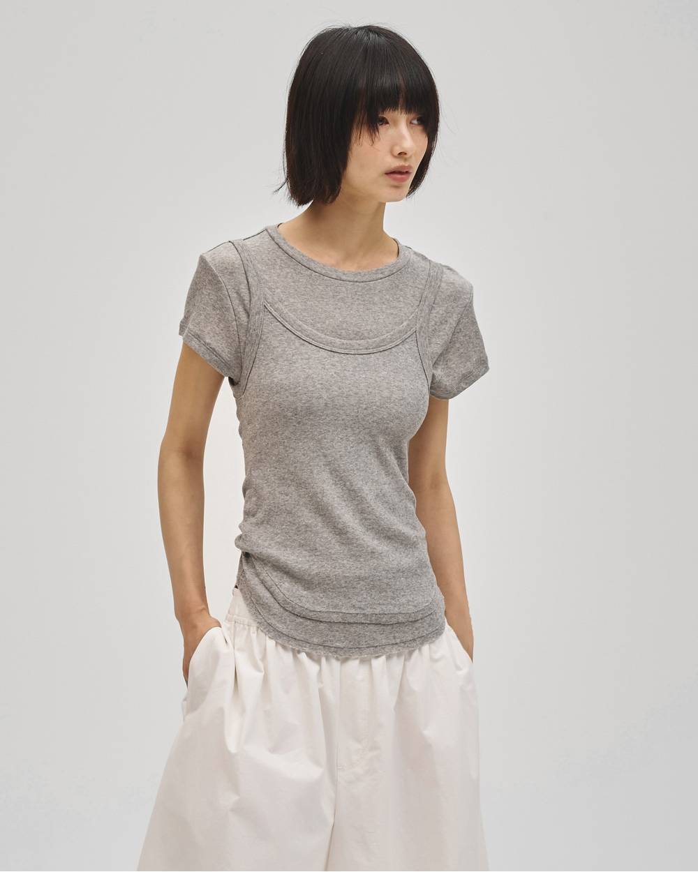 Soft Fraice T-shirts Soft Fraice T-shirts,ソフトフレースTシャツ,12710615,フレースTシャツ,Tシャツ,カットソー,todayful,トゥデイフル,lifes,吉田怜香,27ss