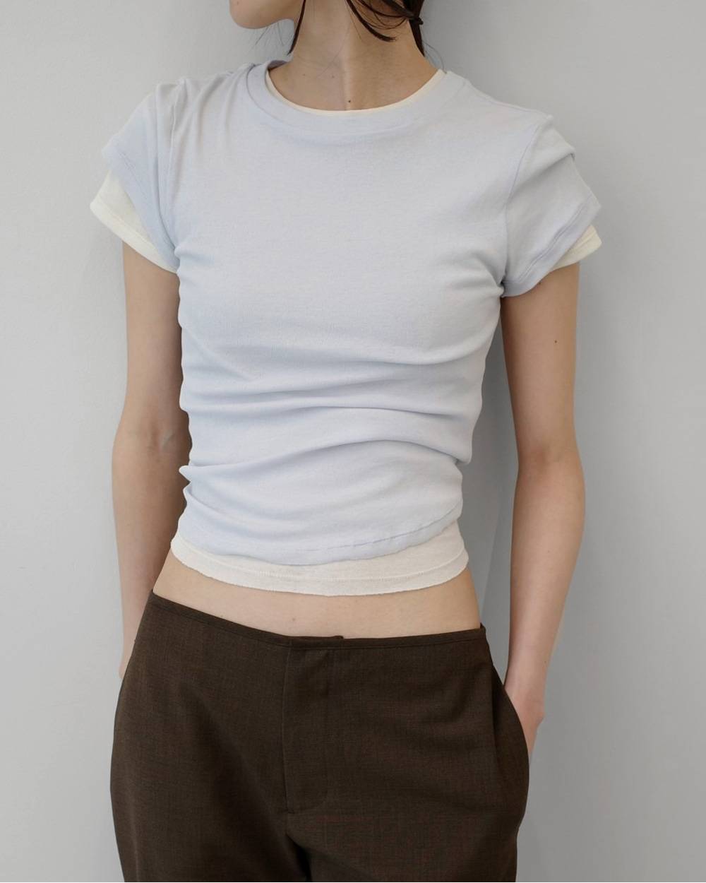Soft Fraice T-shirts Soft Fraice T-shirts,ソフトフレースTシャツ,12710615,フレースTシャツ,Tシャツ,カットソー,todayful,トゥデイフル,lifes,吉田怜香,27ss