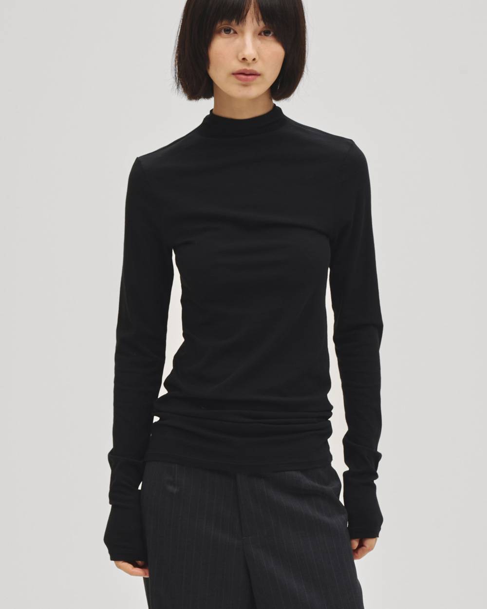 Highneck Smooth Long T-shirts Highneck Smooth Long T-shirts,ハイネックスムースロングTシャツ,12710618,ハイネックロングTシャツ,ロングTシャツ,ロンT,カットソー,todayful,トゥデイフル,lifes,吉田怜香,27ss