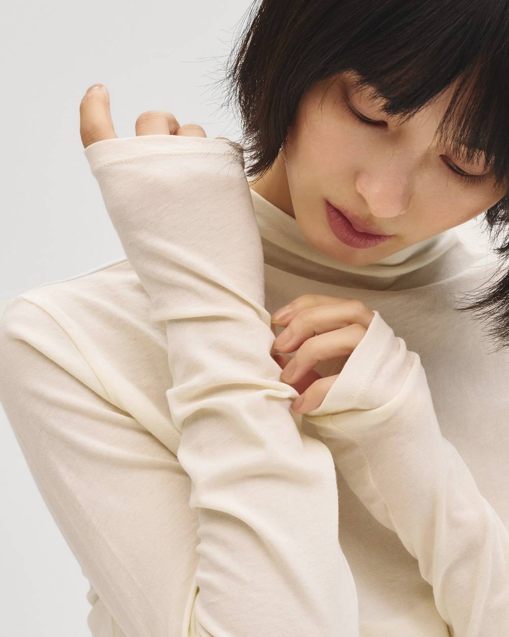 Highneck Smooth Long T-shirts Highneck Smooth Long T-shirts,ハイネックスムースロングTシャツ,12710618,ハイネックロングTシャツ,ロングTシャツ,ロンT,カットソー,todayful,トゥデイフル,lifes,吉田怜香,27ss