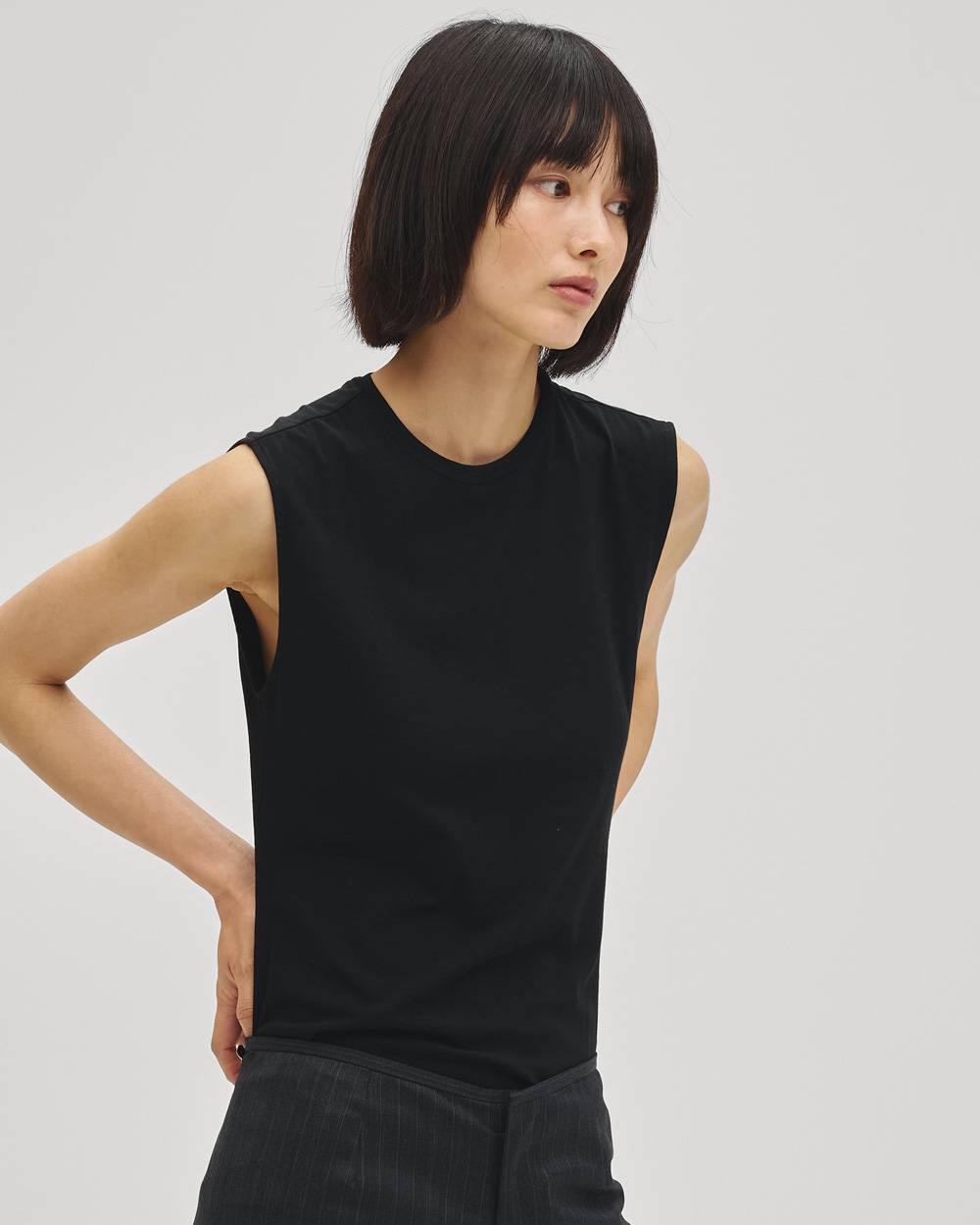 Smooth Tanktop Tunic Smooth Tanktop Tunic,スムースタンクトップチュニック,12710619,タンクトップチュニック,チュニック,スムースチュニック,トップス,todayful,トゥデイフル,lifes,吉田怜香,27ss