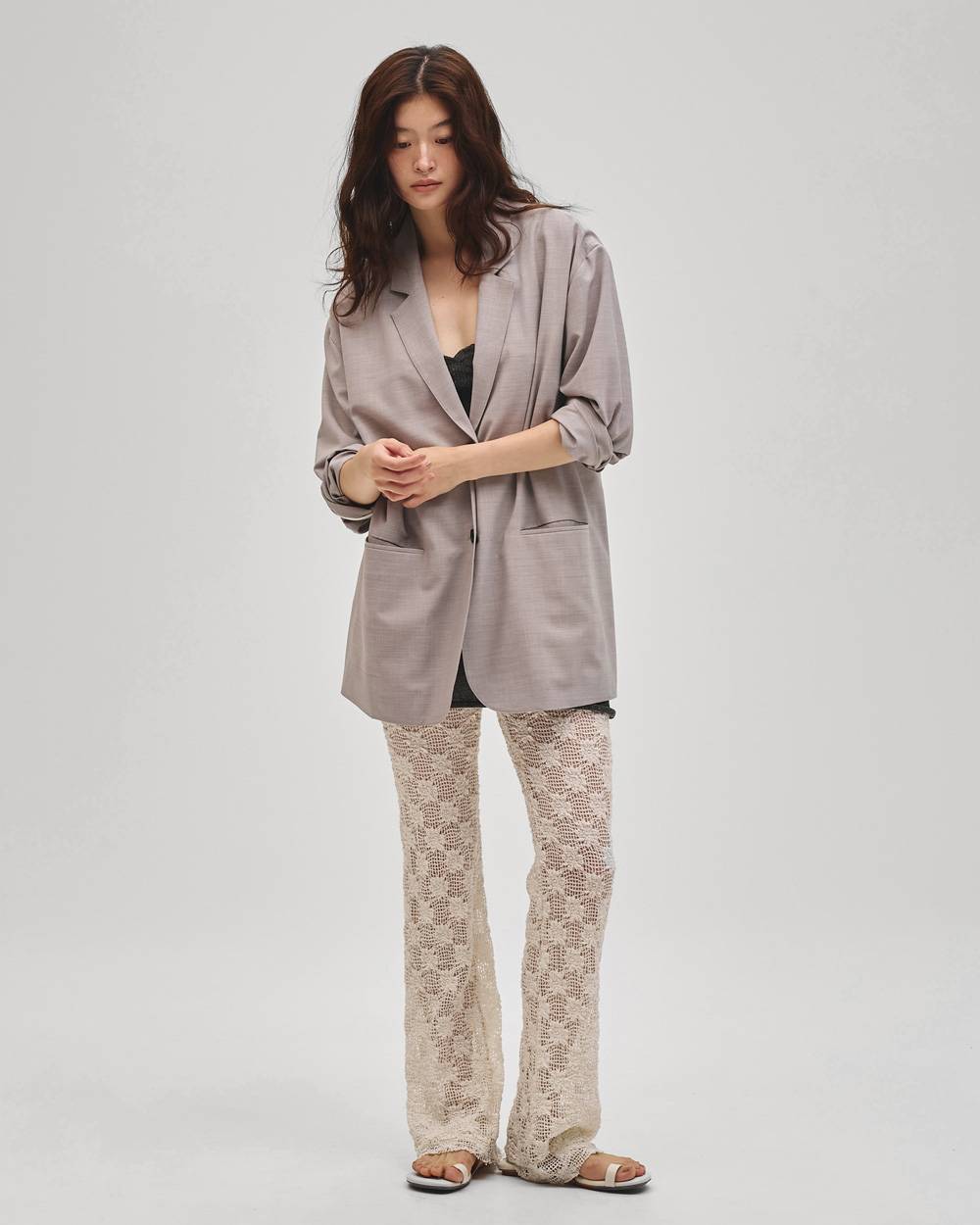 Shrink Lace Leggings Shrink Lace Leggings,シュリンクレースレギンス,12710702,レースレギンス,シュリンクレース,レギンス,パンツ,ボトムス,セットアップ,todayful,トゥデイフル,lifes,吉田怜香,27ss
