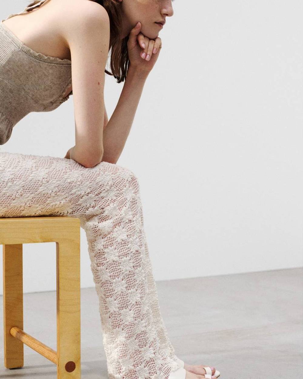 Shrink Lace Leggings Shrink Lace Leggings,シュリンクレースレギンス,12710702,レースレギンス,シュリンクレース,レギンス,パンツ,ボトムス,セットアップ,todayful,トゥデイフル,lifes,吉田怜香,27ss