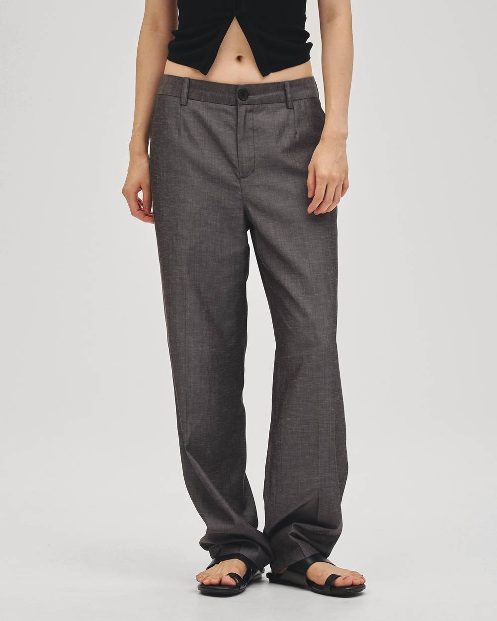 Linen Lowrise Trousers Linen Lowrise Trousers(リネンローライズトラウザー)です。12710704,ローライズトラウザー,リネントラウザー,ボトムス,トラウザー,パンツ,todayful,トゥデイフル,lifes,吉田怜香,27ss