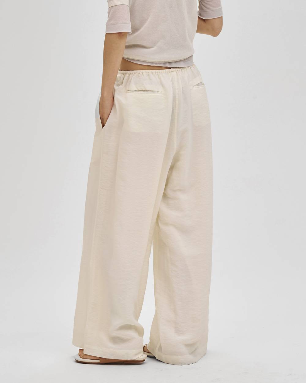 Easy Sheer Pants Easy Sheer Pants,イージーシアーパンツ,12710705,シアーパンツ,パンツ,ボトムス,イージーパンツ,todayful,トゥデイフル,lifes,吉田怜香,27ss