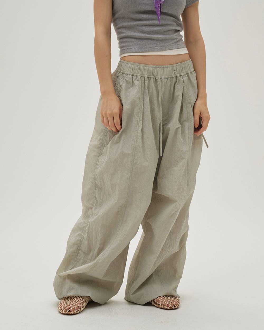 Nylon Ripstop Pants Nylon Ripstop Pants,ナイロンリップストップパンツ,12710706,ナイロンパンツ,リップストップパンツ,リップストップ,パンツ,ボトムス,todayful,トゥデイフル,lifes,吉田怜香,27ss