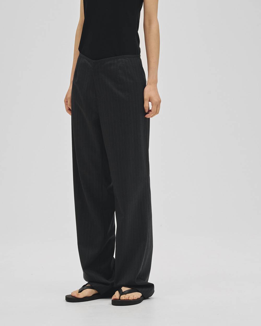 Flat Lowrise Slacks Flat Lowrise Slacks,フラットローライズスラックス,12710707,ローライズスラックス,スラックス,ローライズ,パンツ,ボトムス,todayful,トゥデイフル,lifes,吉田怜香,27ss