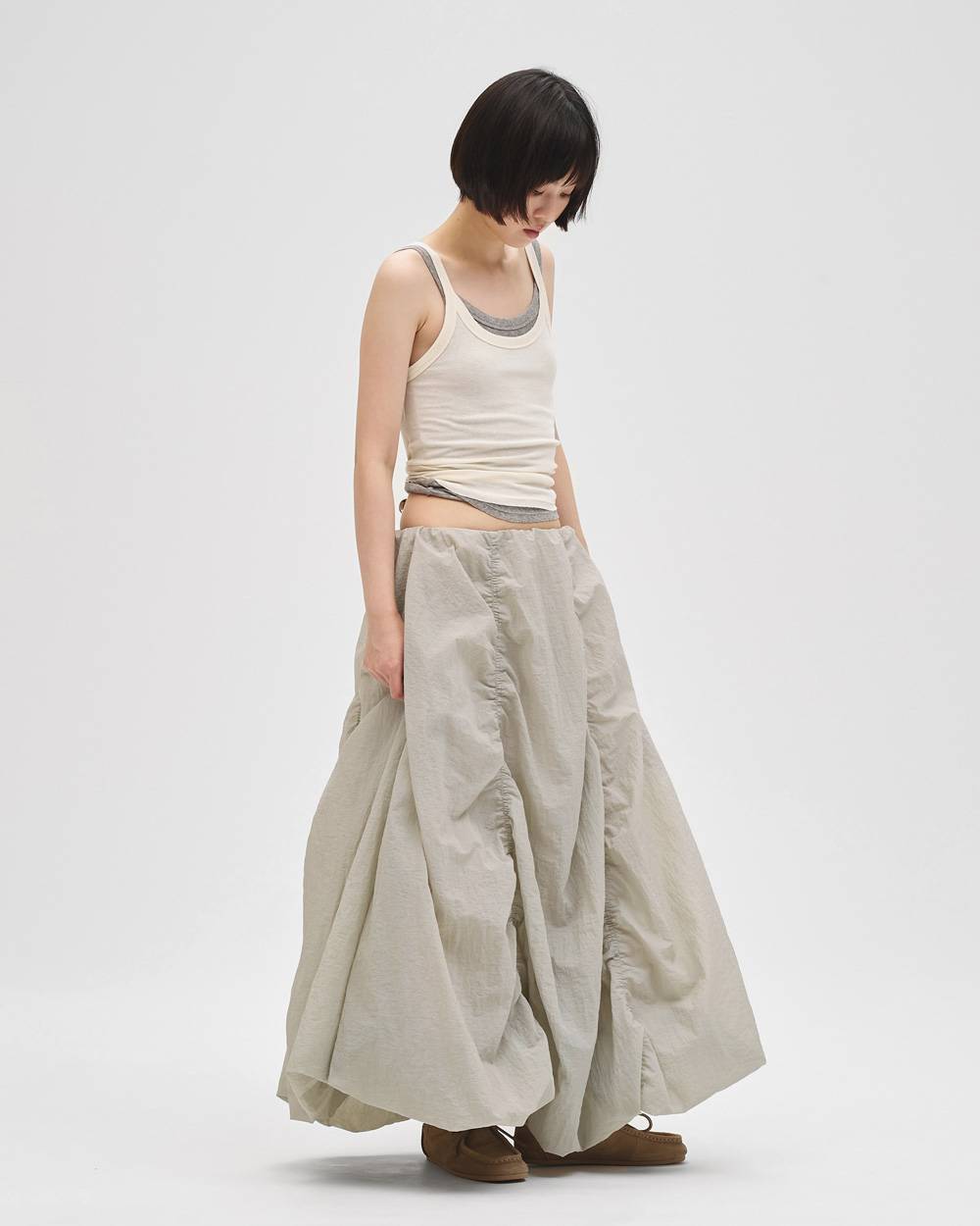 Nylon Ripstop Skirt Nylon Ripstop Skirt,ナイロンリップストップスカート,12710803,ナイロンスカート,リップストップスカート,リップストップ,スカート,ボトムス,todayful,トゥデイフル,lifes,吉田怜香,27ss