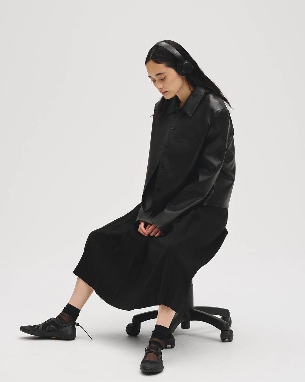 Georgette Pleats Skirt