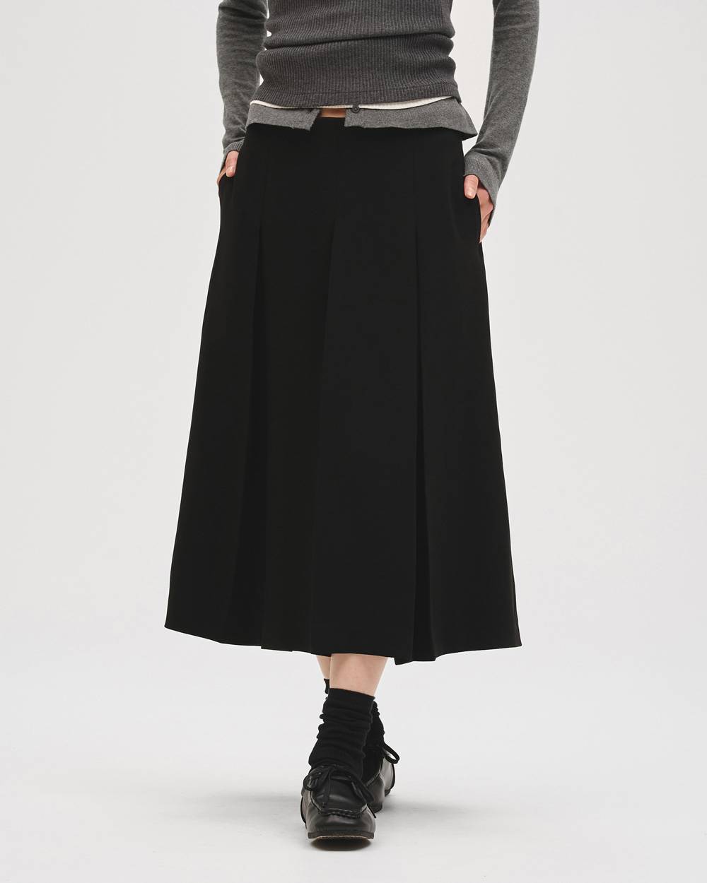 Georgette Pleats Skirt