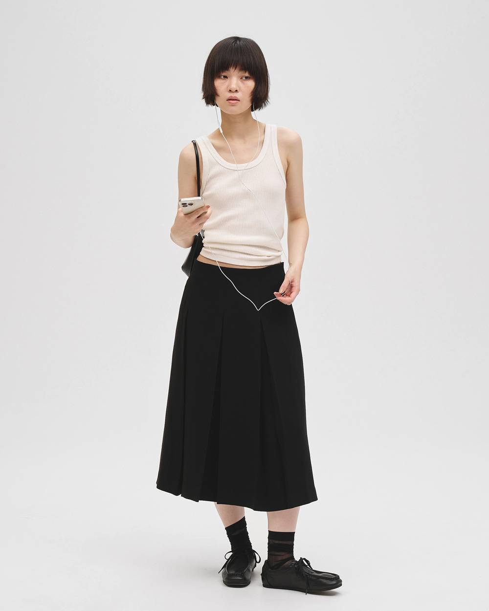 Georgette Pleats Skirt