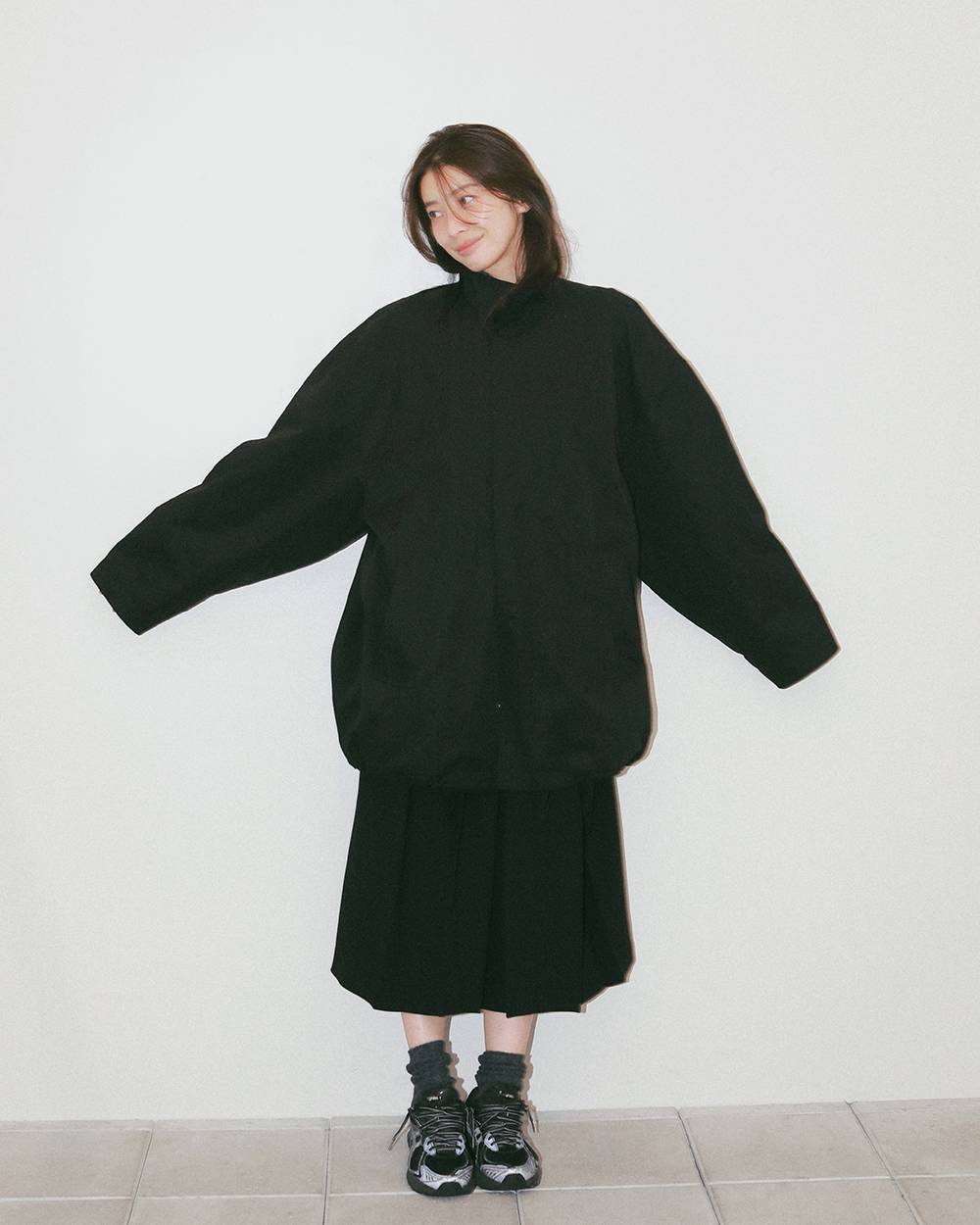 Georgette Pleats Skirt