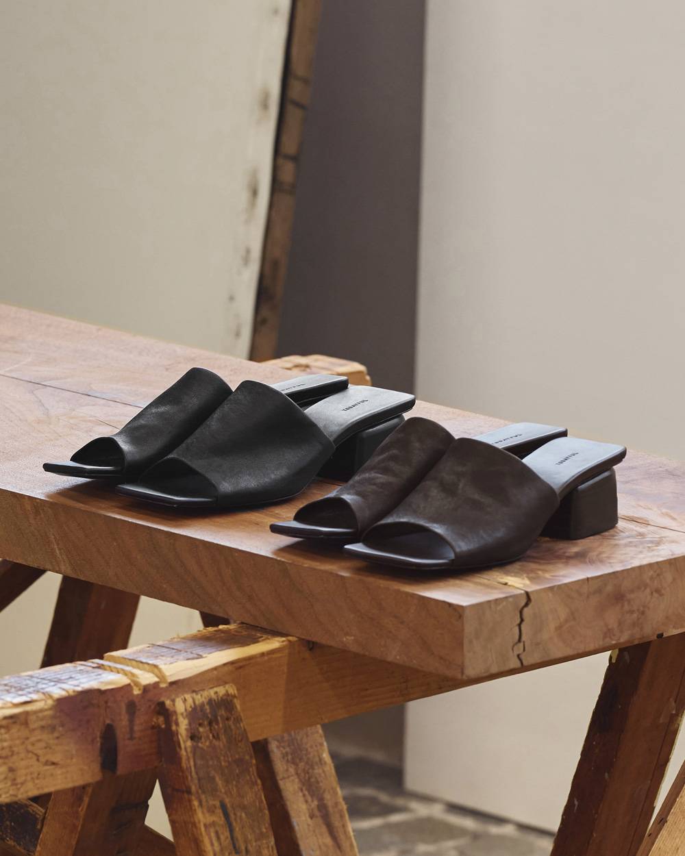 Slide Leather Sandals Slide Leather Sandals,スライドレザーサンダル,12711005,レザーサンダル,スライドレザー,サンダル,シューズ,靴,todayful,トゥデイフル,lifes,吉田怜香,27ss