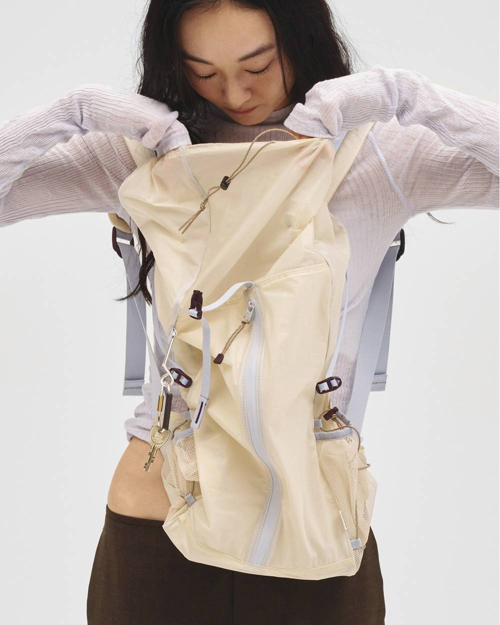 Useful Sheer Backpack Useful Sheer Backpack,ユースフルシアーバックパック,12711024,シアーバックパック,バックパック,リュック,ユースフルバックパック,カバン,バック,バッグ,todayful,トゥデイフル,lifes,吉田怜香,27ss