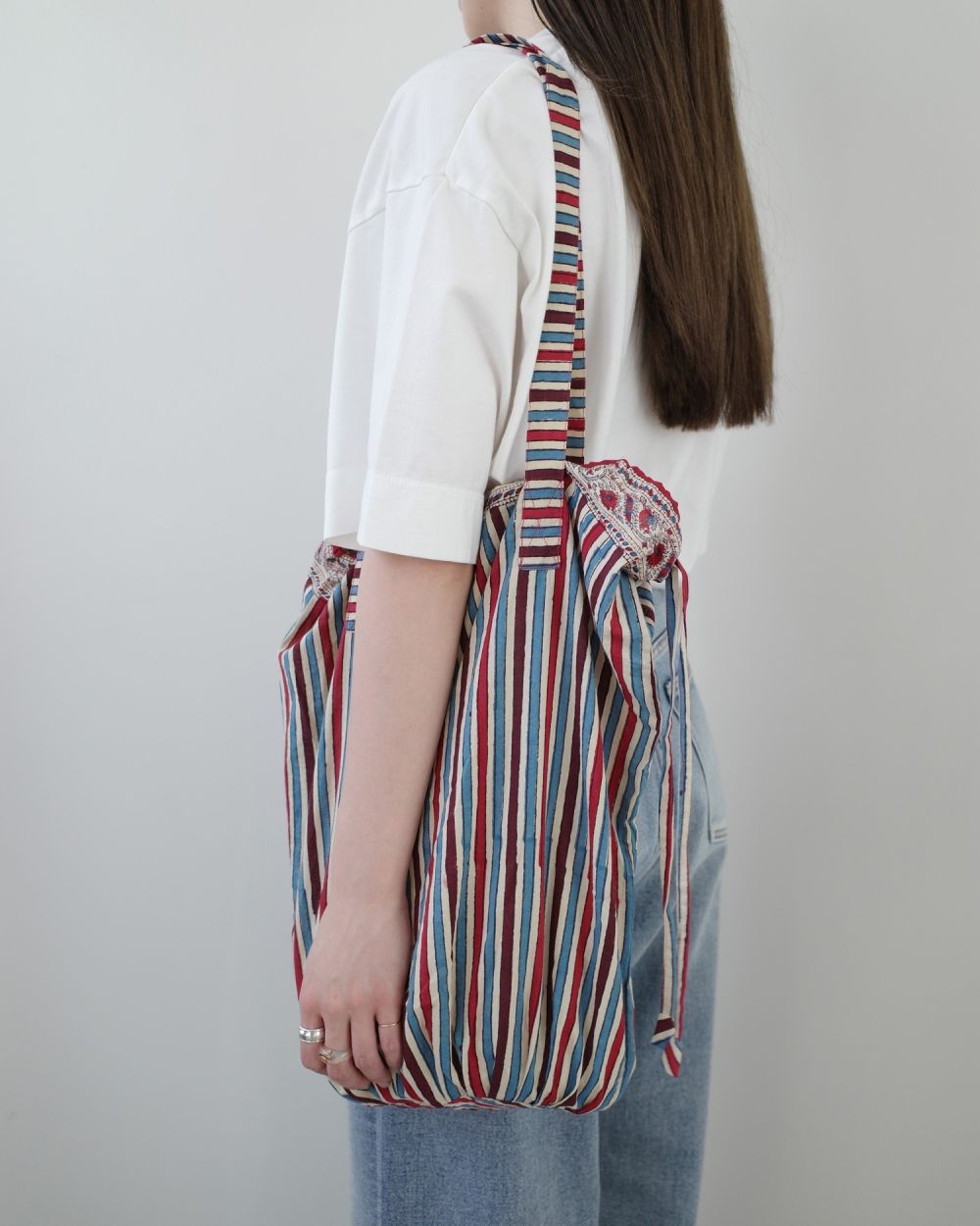 African Print Bag K African Print Bag K,アフリカンプリントバック,82511058,トートバック,プリントバック,インドバック,柄バック,柄トート,花柄,ペイズリー,草木柄,ストライプ,肩掛けバック,lifes,todayful,ライフズ,トゥデイフル,25ss,バッグ,Bag