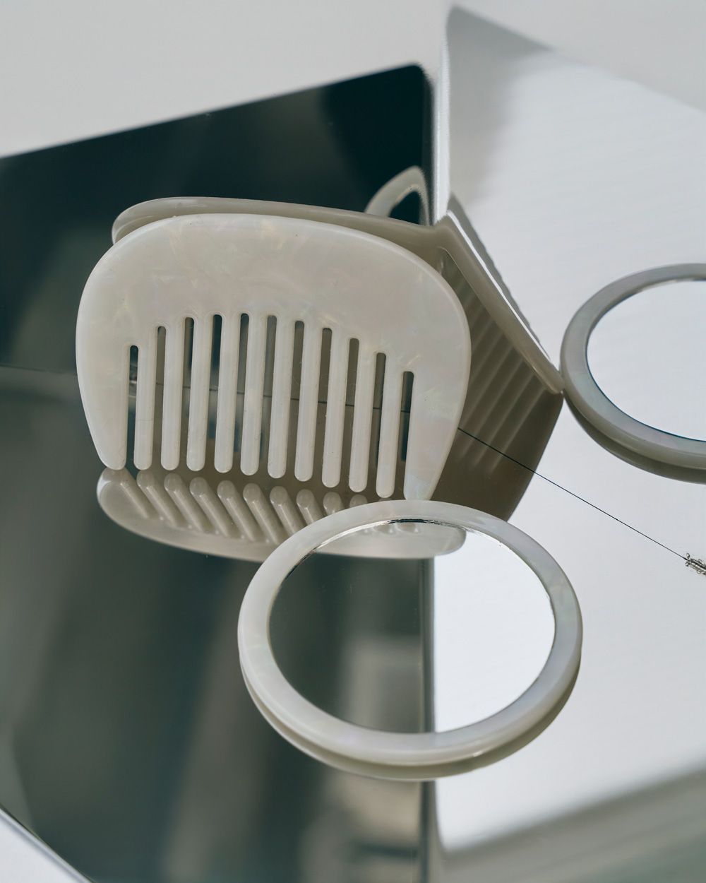 Mirror Comb Set Mirror Comb Set,ミラーコームセット,82511068,鏡,くし,雑貨,ライフスタイル,ミラー,コーム,todayful,トゥデイフル,lifes,ライフズ,25aw,吉田怜香