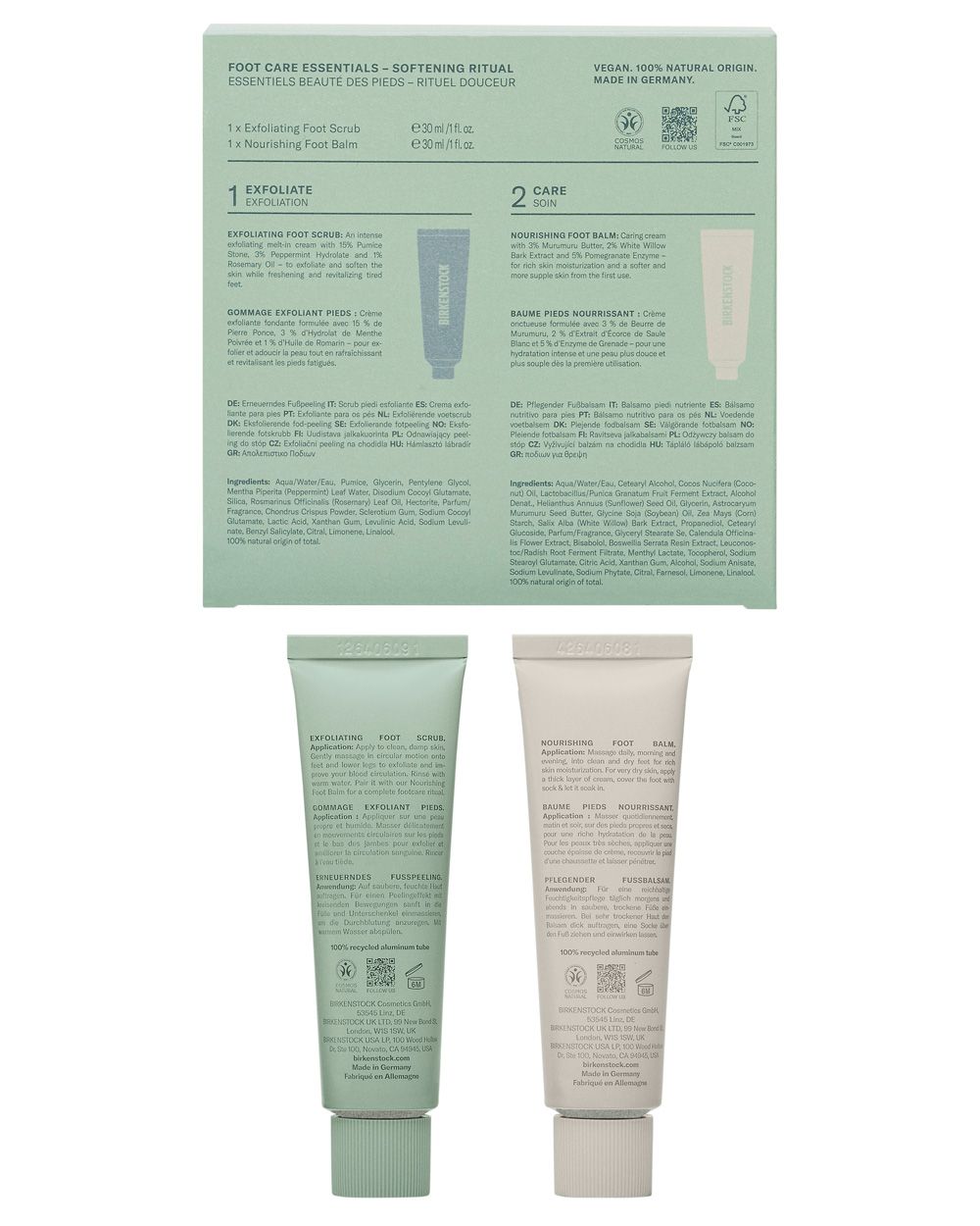 BIRKENSTOCK Care Essentials - Softening Ritual 82511101,BIRKENSTOCK Care Essentials,ビルケンシュトックケアエッセンシャル,ビルケン,エッセンシャル,フットケア