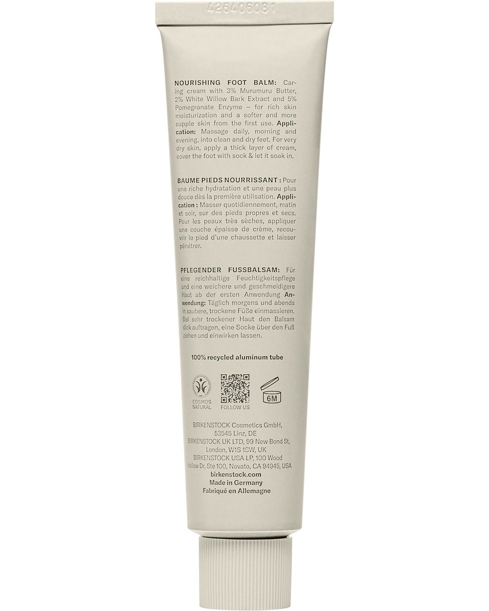 BIRKENSTOCK Care Essentials -Nourishing Foot Balm 82511108,BIRKENSTOCK Care Essentials,ビルケンシュトックケアエッセンシャル,ビルケン,エッセンシャル,フットケア