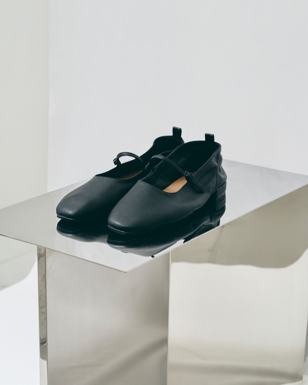 Eco Leather Falt shoes Eco Leather Falt shoes,エコレザーフラットシューズ,82521008,シューズ,エコレザーシューズ,フラットシューズ,ヴィーガンレザーシューズ,todayful,トゥデイフル,lifes,ライフズ,25aw,吉田怜香