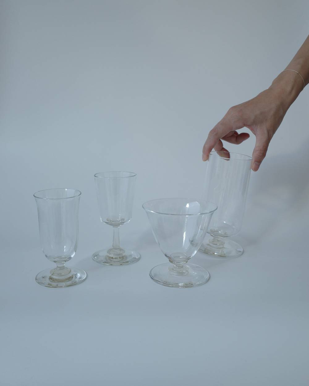 WASHIZUKA GLASS STUDIO ashitsuki long ashitsuki long,アシツキロング,82521212,足付きグラス,コップ,グラス,テーブルウェア,ハンドメイド,ガラス作家,WASHIZUKA GLASS, ワシズカガラス,鷲塚貴紀,インテリア,lifes,ライフズ