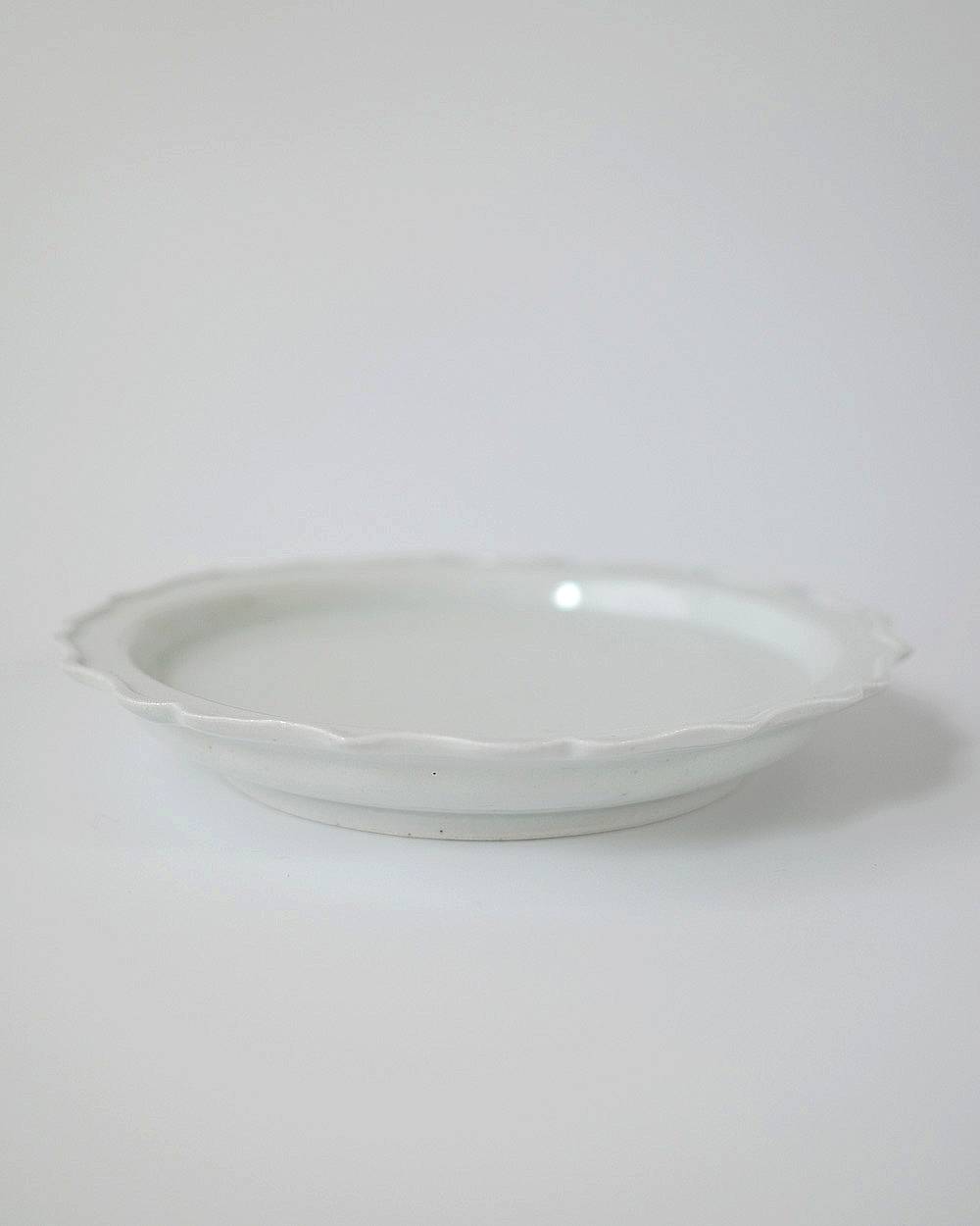 文祥窯　白磁型打5寸稜花リム皿 文祥窯　白磁型打5寸稜花リム皿,ぶんしょうがま はくじかたうち5寸りょうかリムざら,82521236,白磁,文祥窯 ,馬場光二郎,有田焼,器,作家,皿,テーブルウェア,インテリア,lifes,ライフズ