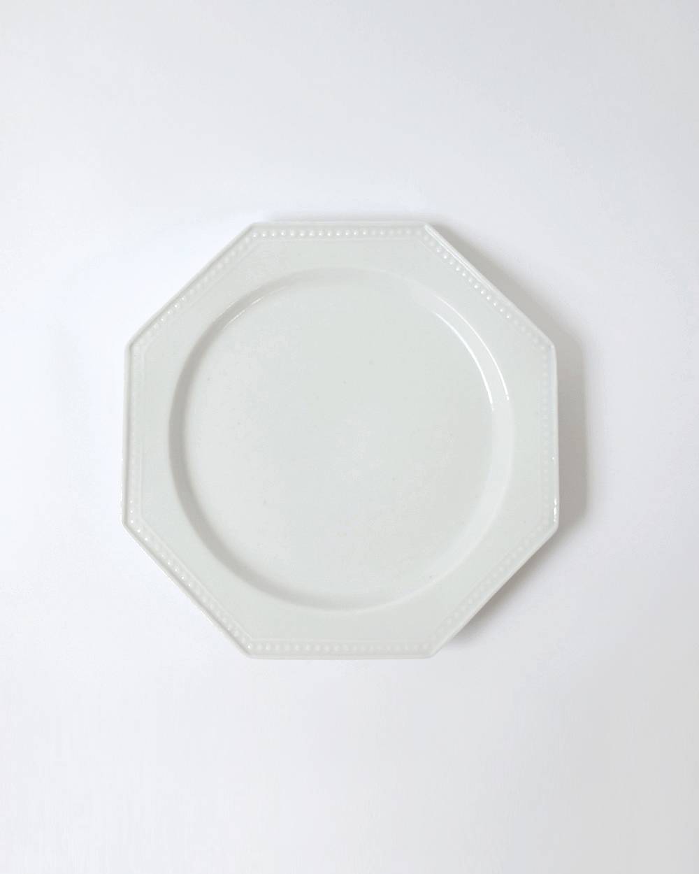 文祥窯　白磁オクタゴナルデザートプレート 文祥窯　白磁オクタゴナルデザートプレート,ぶんしょうがま ハクジオクタゴナルデザートプレート,82521241,白磁,文祥窯 ,馬場光二郎,有田焼,器,作家,皿,テーブルウェア,インテリア,lifes,ライフズ