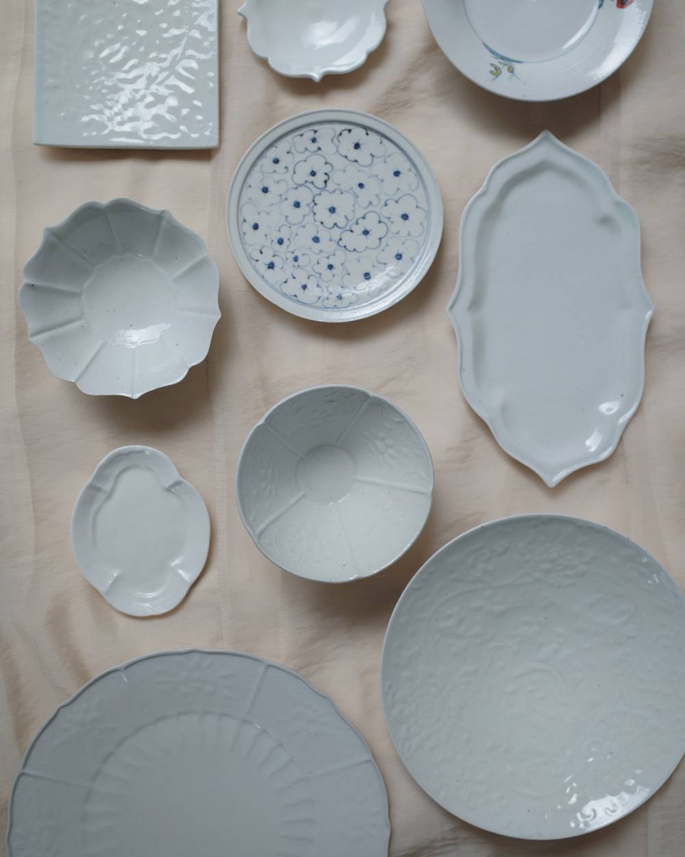 文祥窯　染付小花詰め4寸リム皿 文祥窯　染付小花詰め4寸リム皿,ぶんしょうがま はくじそめつけこばなづめ4寸リム皿,82521242,白磁,文祥窯 ,馬場光二郎,有田焼,器,作家,皿,テーブルウェア,インテリア,lifes,ライフズ