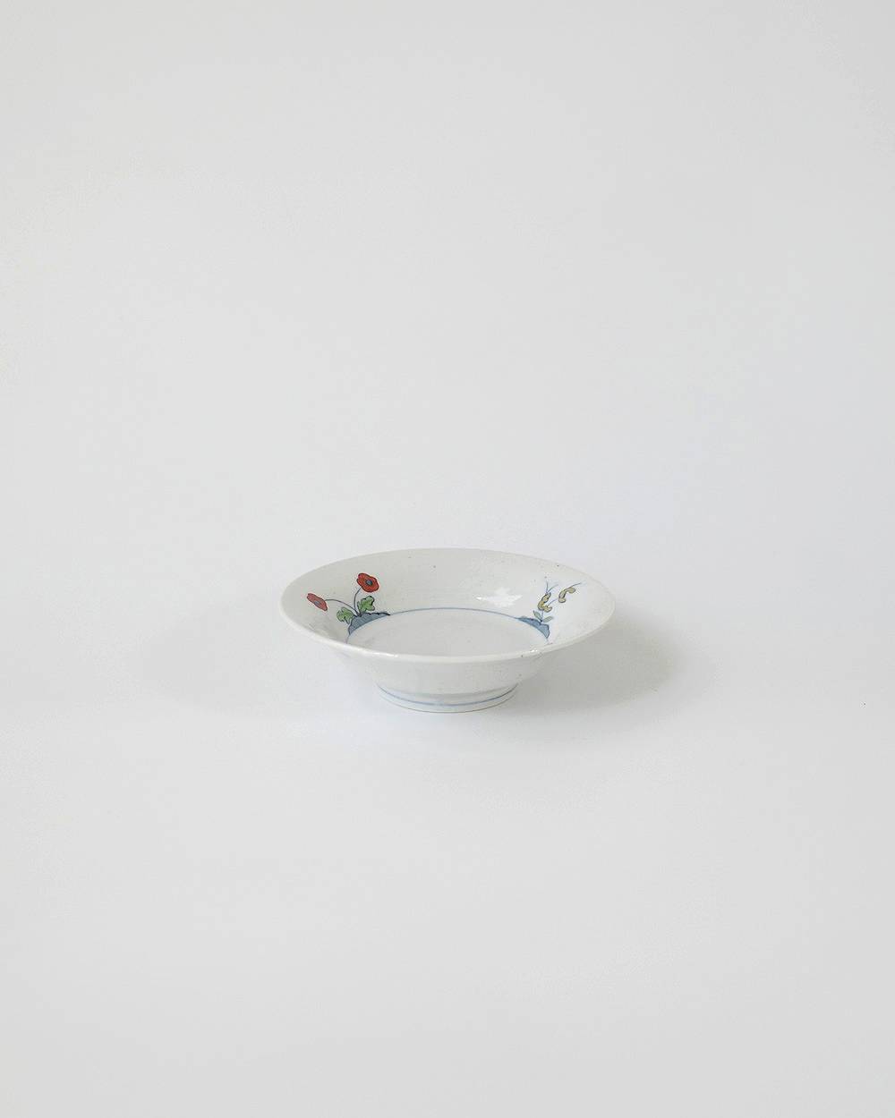 文祥窯　五彩アネモネ4.5寸皿 文祥窯　五彩アネモネ4.5寸皿,ブンショウガマ はくじごさいアネモネ4.5すんざら,82521245,白磁,文祥窯 ,馬場光二郎,有田焼,器,作家,皿,テーブルウェア,インテリア,lifes,ライフズ