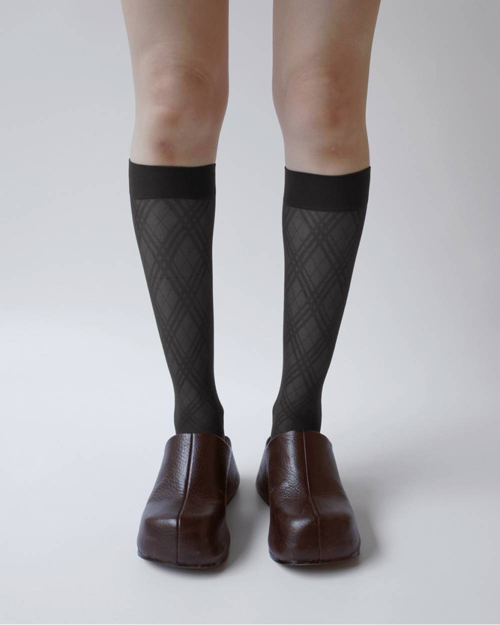 Check Sheer Socks Check Sheer Socks,チェックシアーソックス,82621012,ソックス,靴下,ハイソックス,シルキーソックス,チェックソックス,ギフト,lifes,ライフズ,LIFE’s
