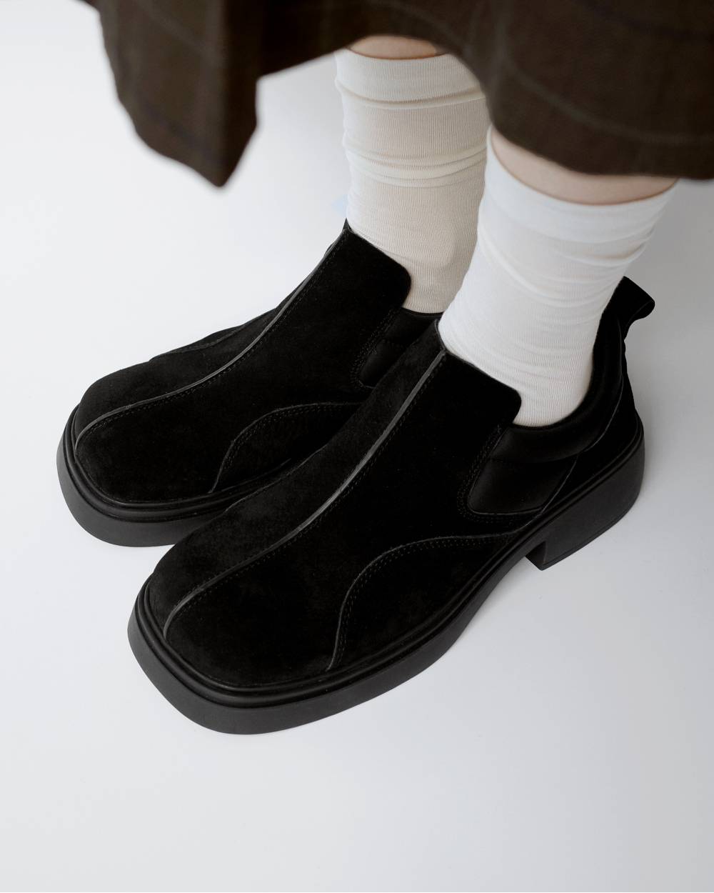 Chunky Sole Suede Boots Chunky Sole Suede Boots,チャンキーソールスエードブーツ,82621015,ブーツ,チャンキーソール,チャンキーブーツ,靴,シューズ,スエードブーツ,lifes,ライフズ,LIFE’s