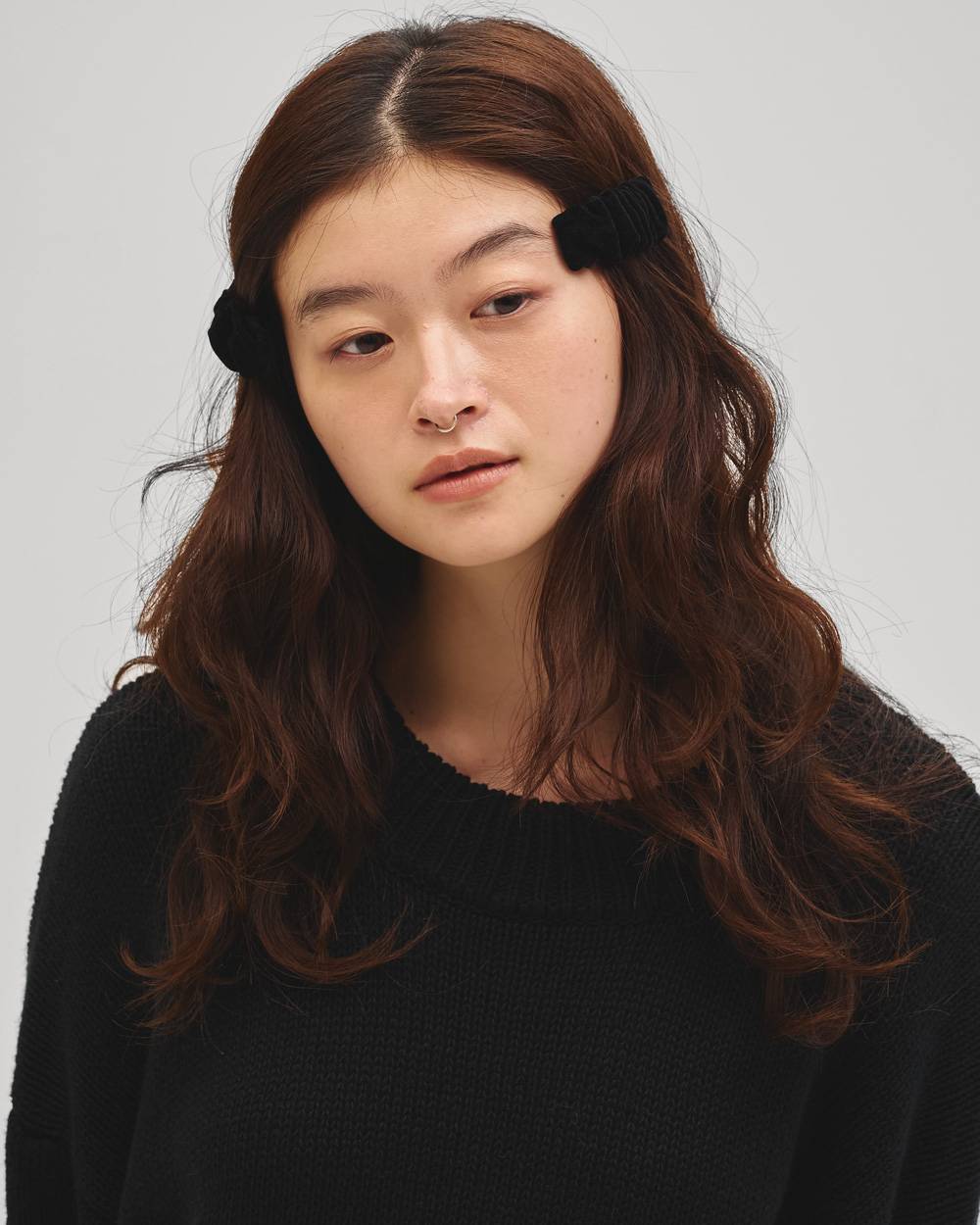 Gathered Velvet Barrette Gathered Velvet Barrette,ギャザーベルベットバレット,82621025,バレット,ベルベットバレット,ヘアピン,ヘッドアクセサリー,アクセサリー,lifes,ライフズ,LIFE’s