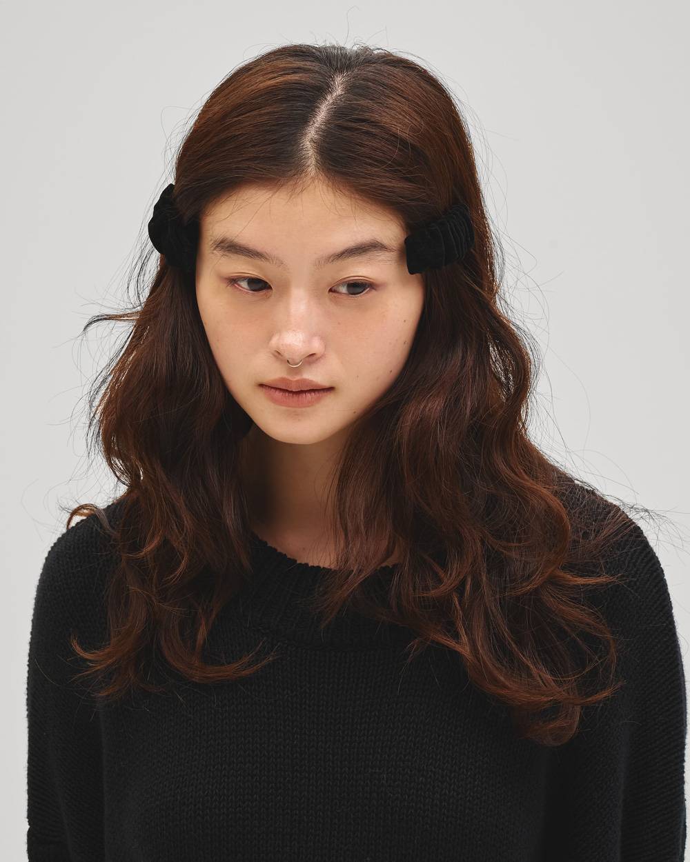 Gathered Velvet Barrette Gathered Velvet Barrette,ギャザーベルベットバレット,82621025,バレット,ベルベットバレット,ヘアピン,ヘッドアクセサリー,アクセサリー,lifes,ライフズ,LIFE’s